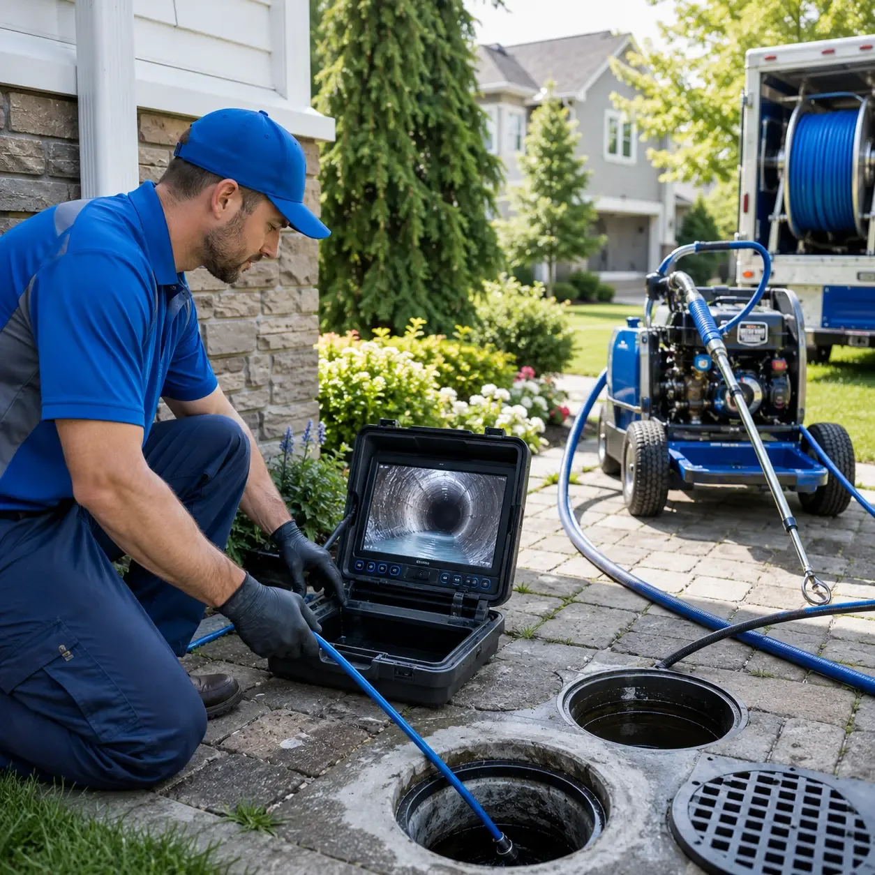 Outdoor drain cleaning professionals serving Randolph, VA
