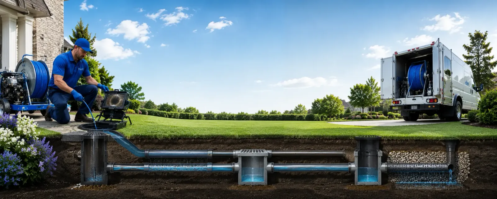 Outdoor drain cleaning information for Randolph, VA